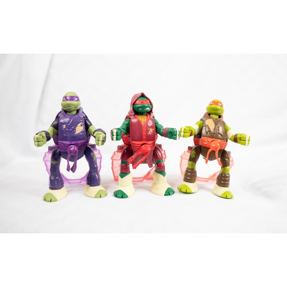 Teenage Mutant Ninja Turtles Flip-Up Michelangelo‎ Raphael Donatello 2013 TMNT